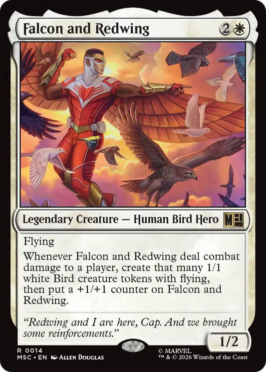 Falcon and Redwing