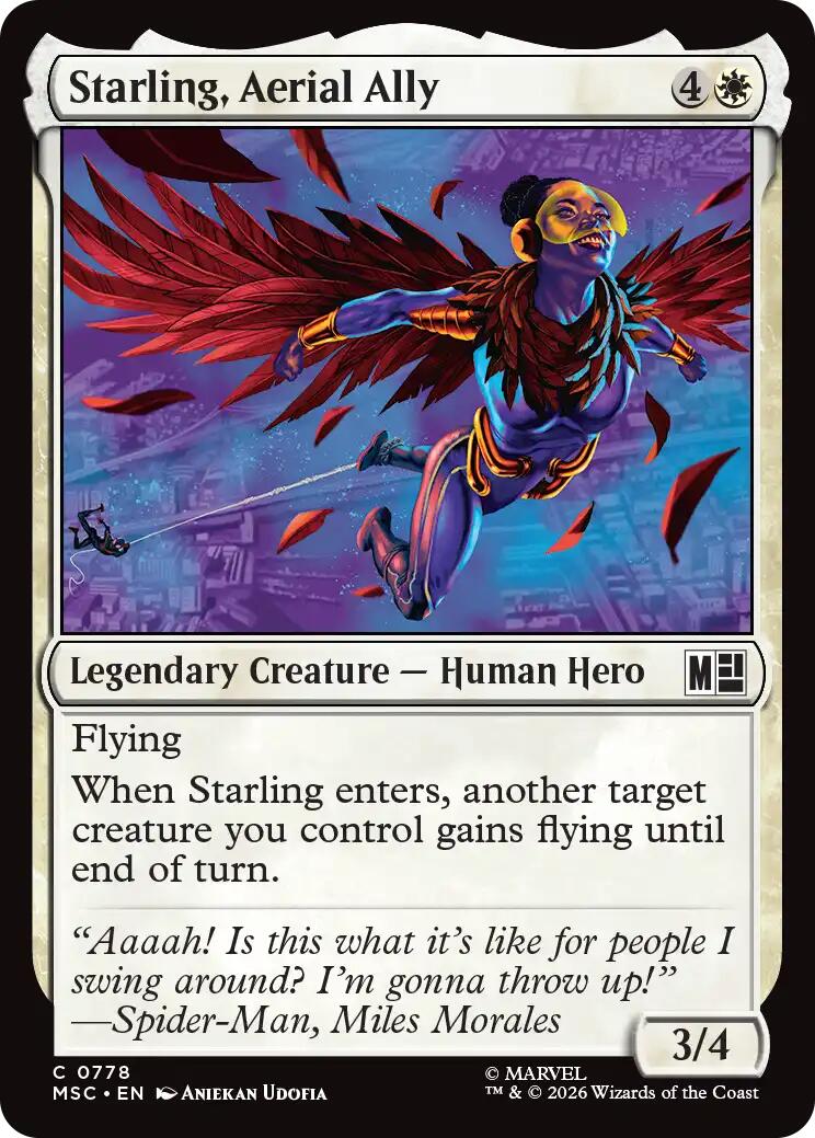 Starling, Aerial Ally [MSC - 778] - Shippin Texas