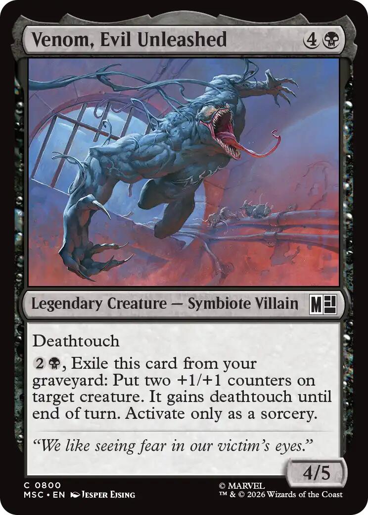 Venom, Evil Unleashed [MSC - 800] - Shippin Texas
