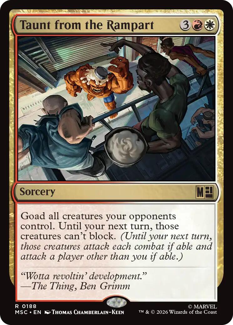 Taunt from the Rampart (Surge Foil)