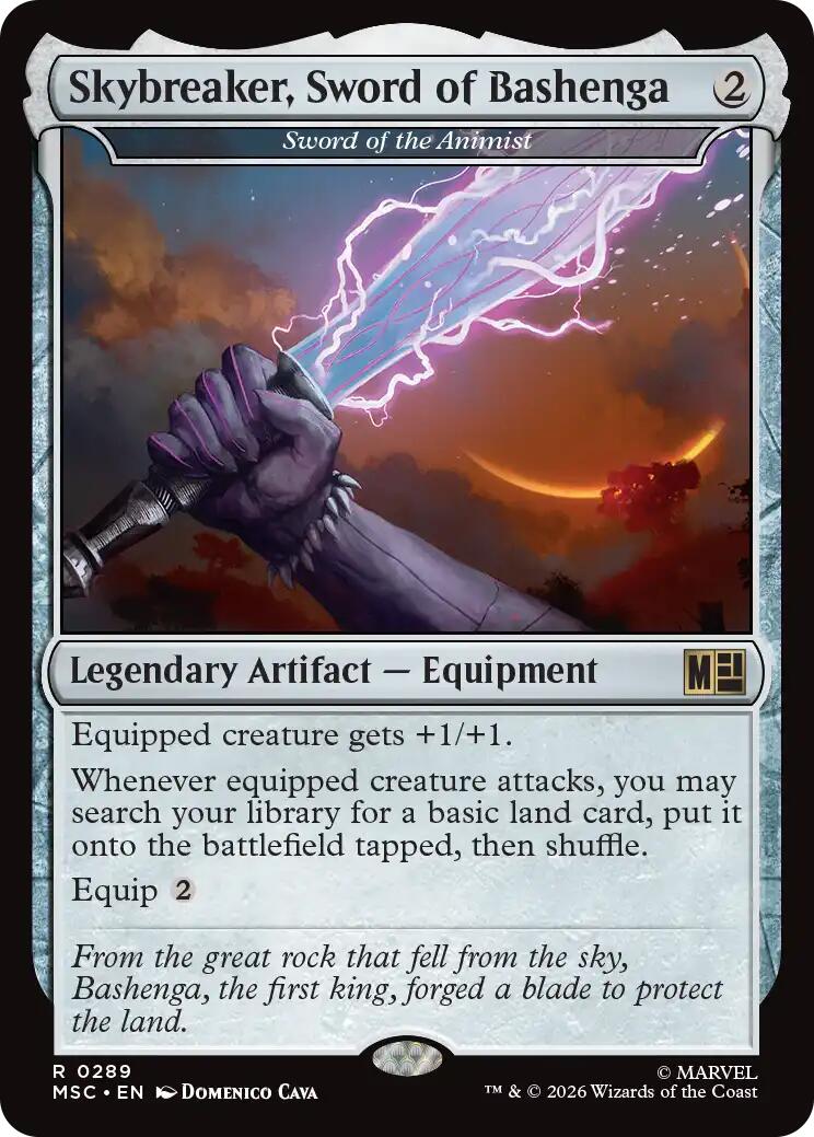 Skybreaker, Sword of Bashenga - Sword of the Animist [MSC - 289] - Shippin Texas