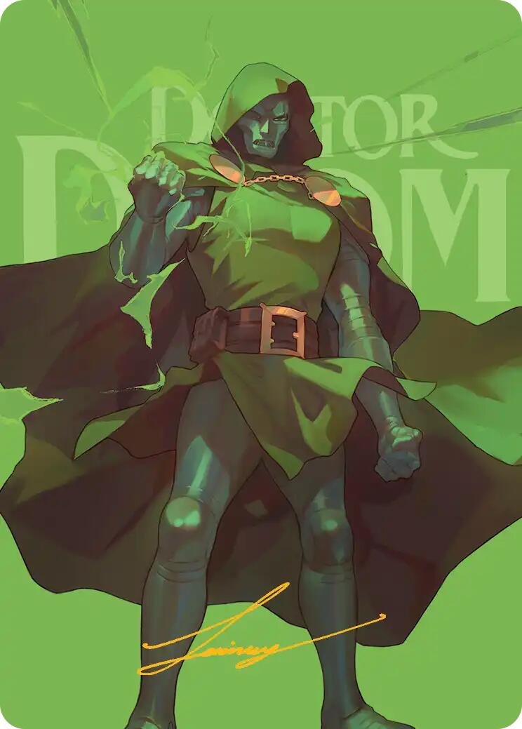Doctor Doom Art Card (Gold-Stamped Signature) [AAMSH - 24] - Shippin Texas
