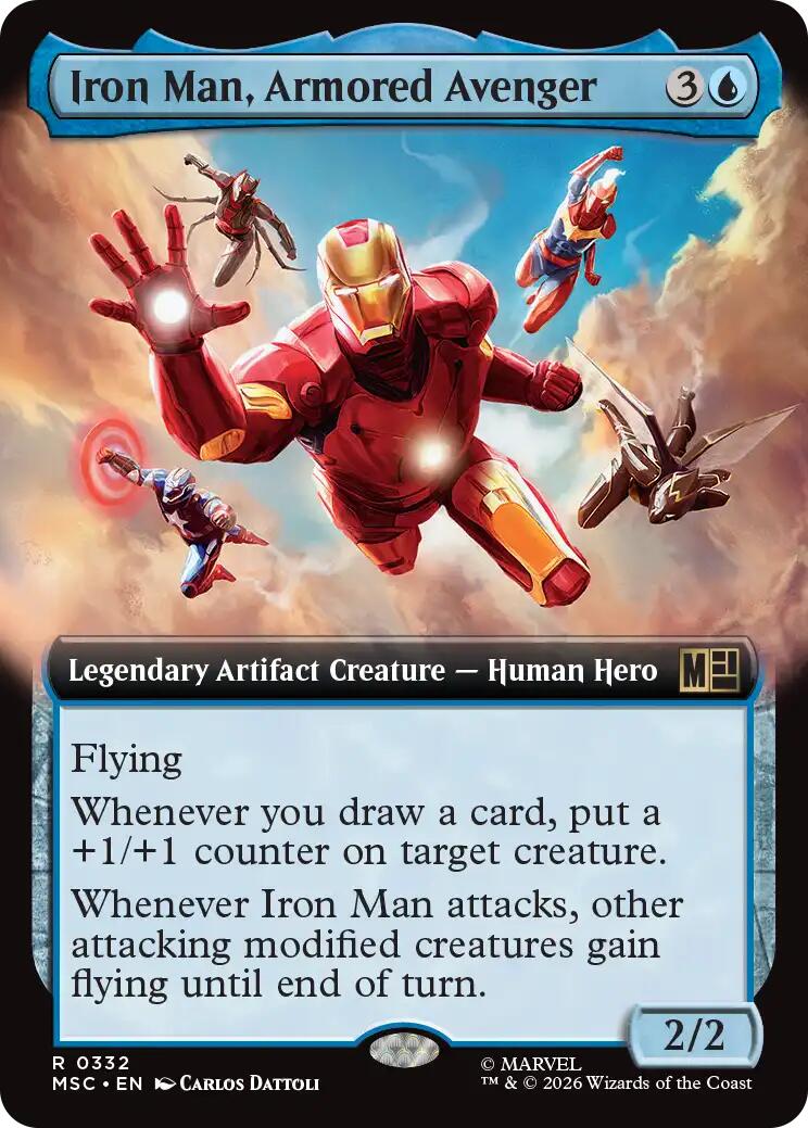 Iron Man, Armored Avenger (Extended Art) [MSC - 332] - Shippin Texas