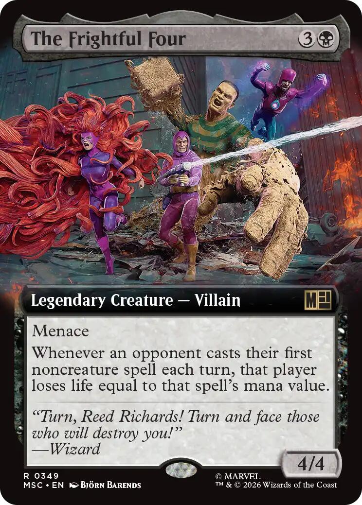 The Frightful Four (Extended Art) [MSC - 349] - Shippin Texas