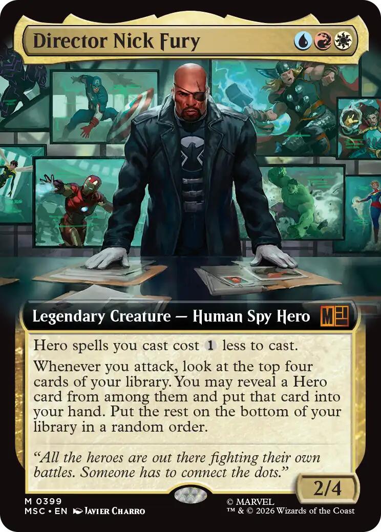 Director Nick Fury (Extended Art) [MSC - 399] - Shippin Texas