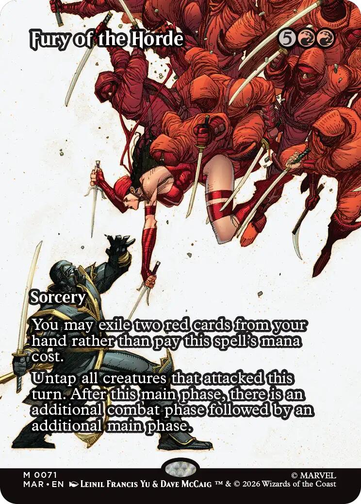 Fury of the Horde (Borderless) [MAR - 71] - Shippin Texas