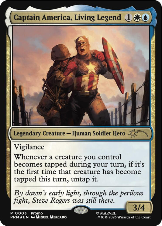 Captain America, Living Legend [MEDIA - 3] - Shippin Texas