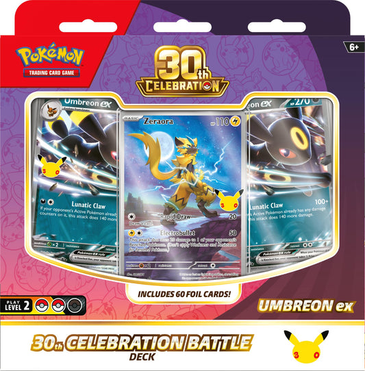 (Preorder) 30th Celebration Battle Deck [Umbreon ex] [30C] - Shippin Texas