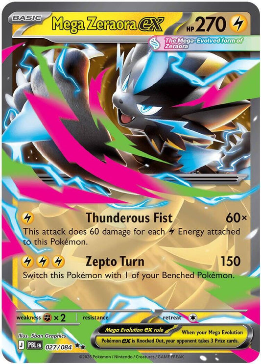 Mega Zeraora ex - 027/084