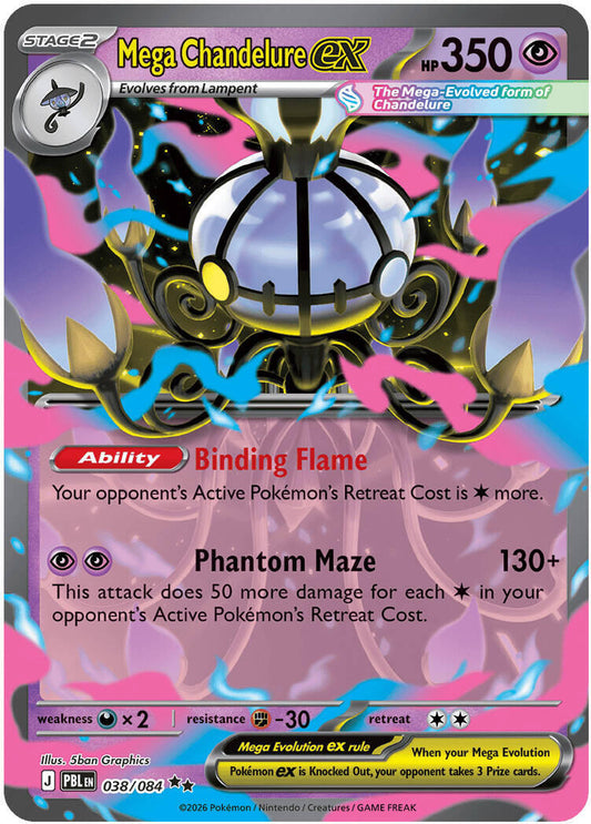 Mega Chandelure ex - 038/084