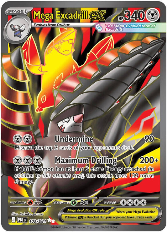 Mega Excadrill ex - 103/084 [PBL - 103/084] - Shippin Texas