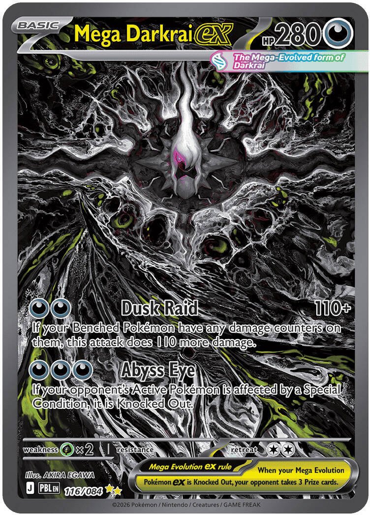Mega Darkrai ex - 116/084 [PBL - 116/084] - Shippin Texas