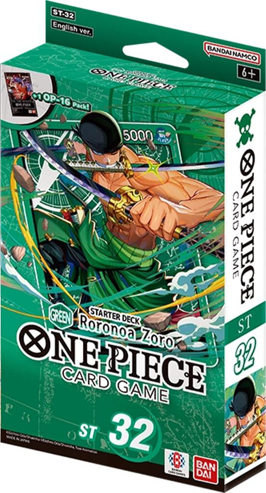 Starter Deck 32: GREEN Roronoa Zoro [ST-32 - 32] - Shippin Texas