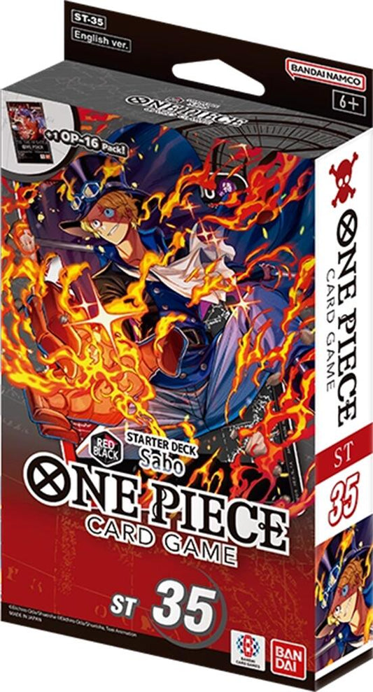 Starter Deck 35: RED/BLACK Sabo [ST-35] - Shippin Texas