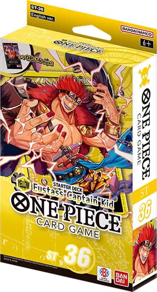 Starter Deck 36: YELLOW Eustass”Captain”Kid [ST-36 - 36] - Shippin Texas