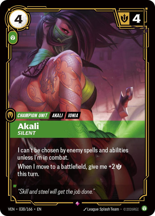 Akali, Silent