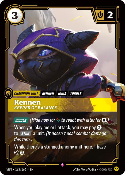 Kennen - Keeper of Balance [VEN - 135/166] - Shippin Texas