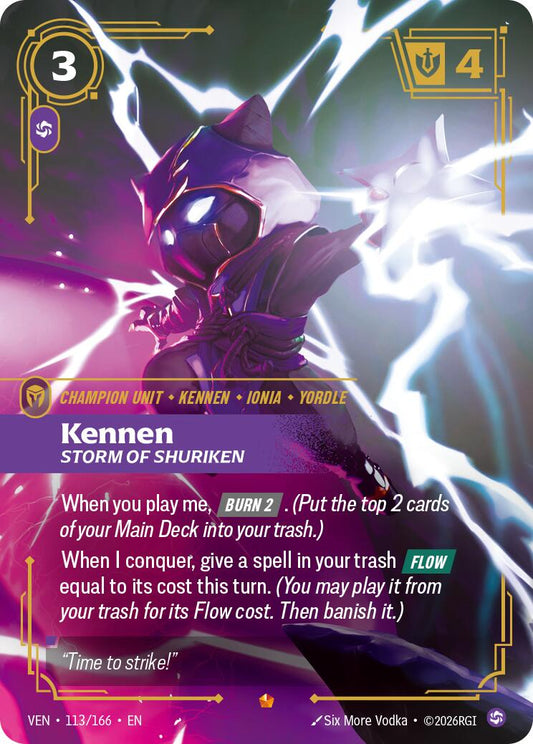 Kennen - Storm of Shuriken [VEN - 113/166] - Shippin Texas
