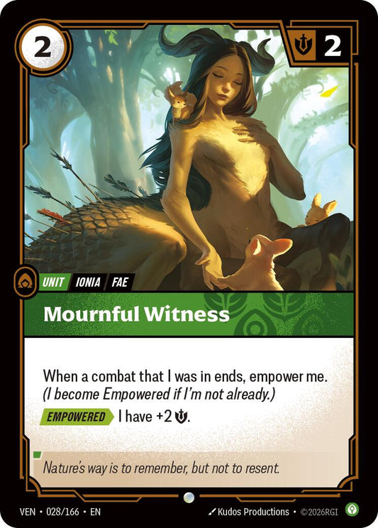 Mournful Witness [VEN - 028/166] - Shippin Texas