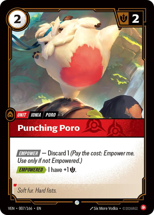 Punching Poro [VEN - 007/166] - Shippin Texas