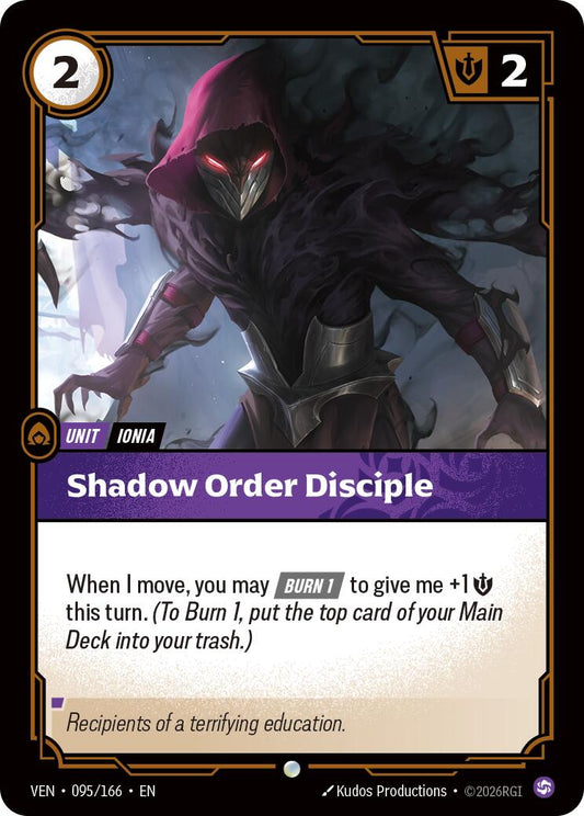 Shadow Order Disciple [VEN - 095/166] - Shippin Texas