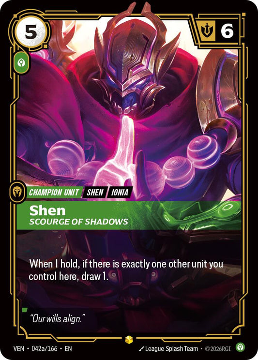 Shen - Scourge of Shadows (Alternate Art)