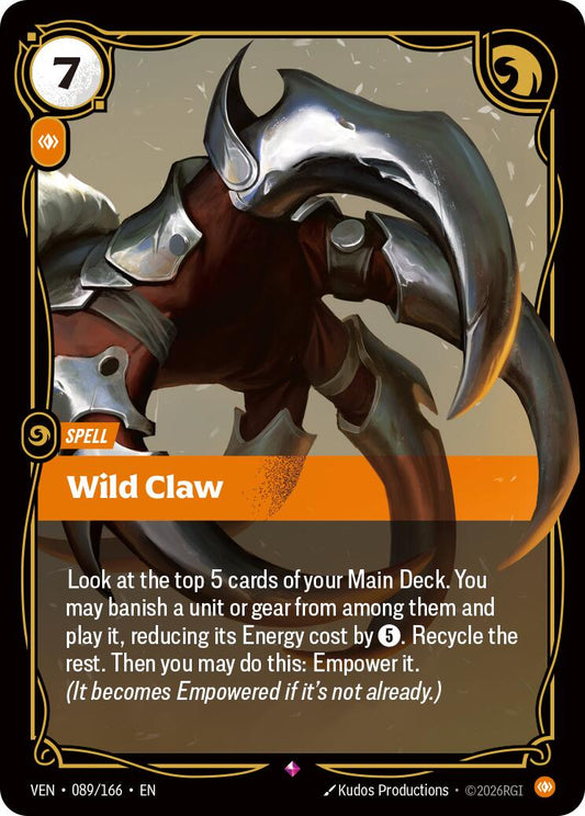 Wild Claw [VEN - 089/166] - Shippin Texas