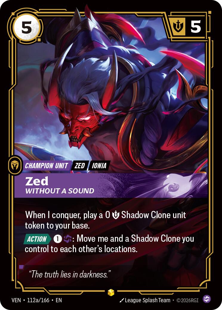 Zed - Without a Sound (Alternate Art)