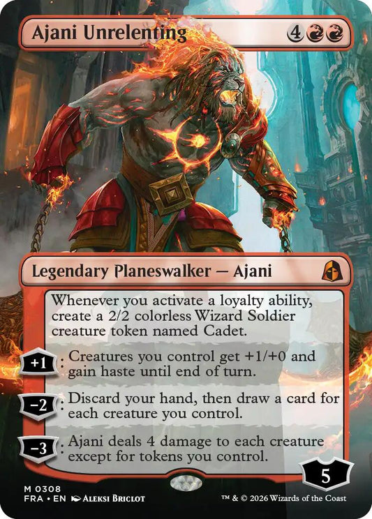 Ajani Unrelenting (Borderless) [FRA - 308] - Shippin Texas