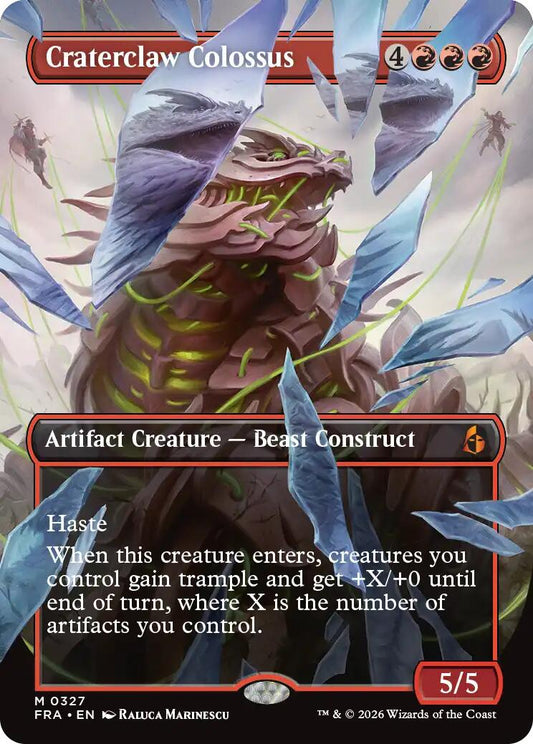 Craterclaw Colossus (Borderless) (0327) [FRA - 327] - Shippin Texas