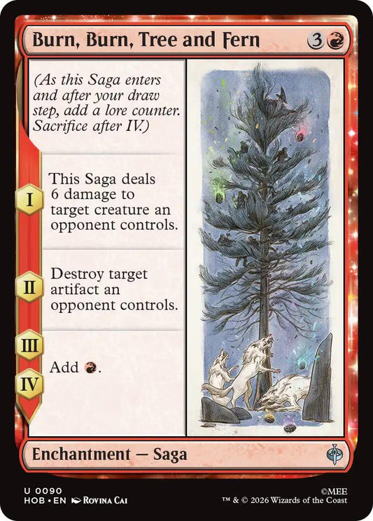 (Preorder) Burn, Burn, Tree and Fern [HOB - 90] - Shippin Texas