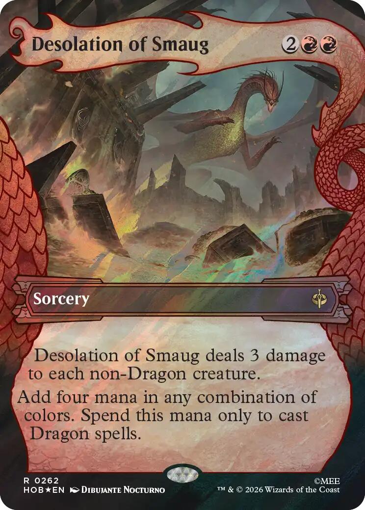 Desolation of Smaug (Showcase) (Surge Foil) [HOB - 262] - Shippin Texas