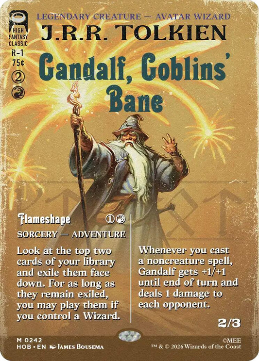 Gandalf, Goblins' Bane (Borderless) [HOB - 242] - Shippin Texas