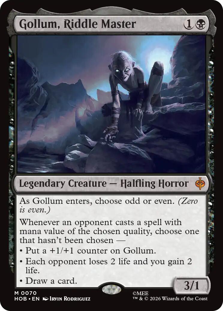 Gollum, Riddle Master [HOB - 70] - Shippin Texas