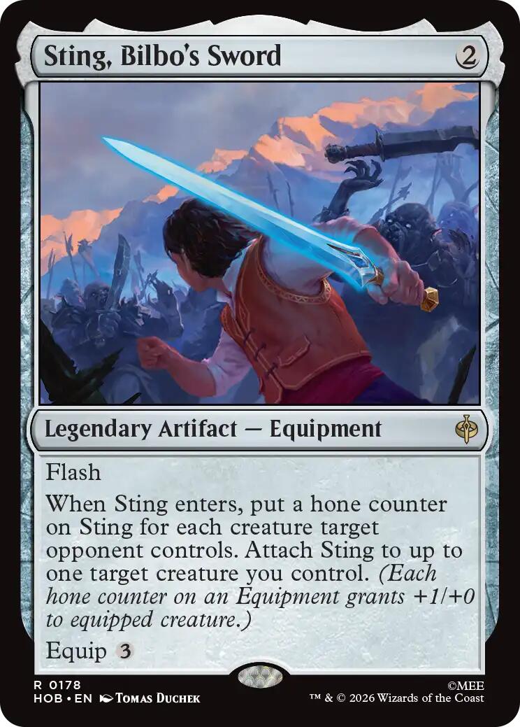 Sting, Bilbo's Sword [HOB - 178] - Shippin Texas