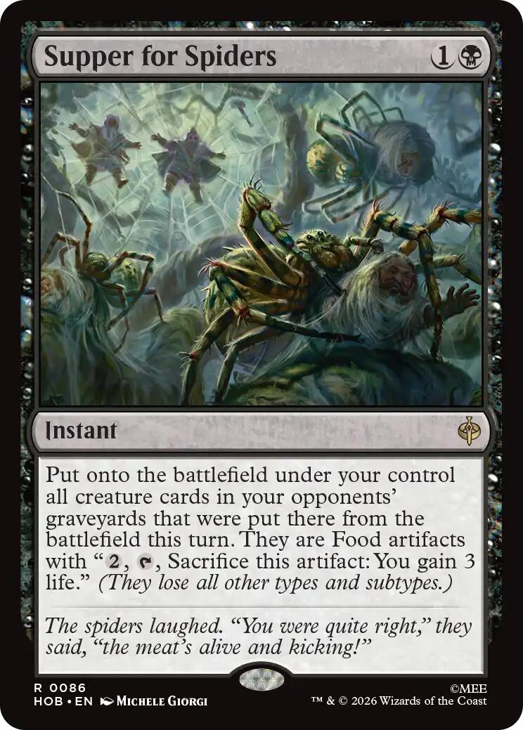 (Preorder) Supper for Spiders [HOB - 86] - Shippin Texas