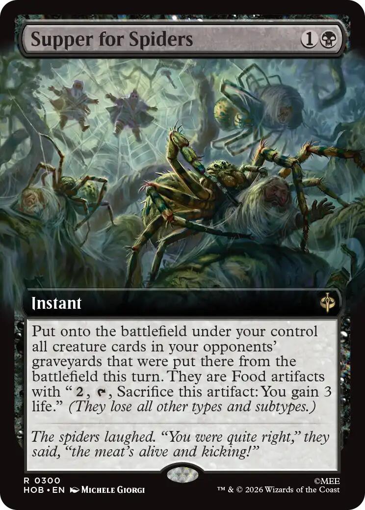 (Preorder) Supper for Spiders (Extended Art) [HOB - 300] - Shippin Texas
