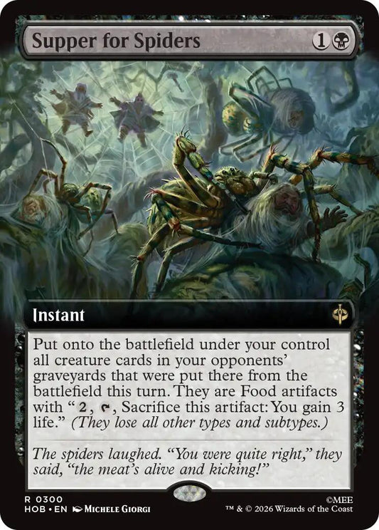 (Preorder) Supper for Spiders (Extended Art) [HOB - 300] - Shippin Texas