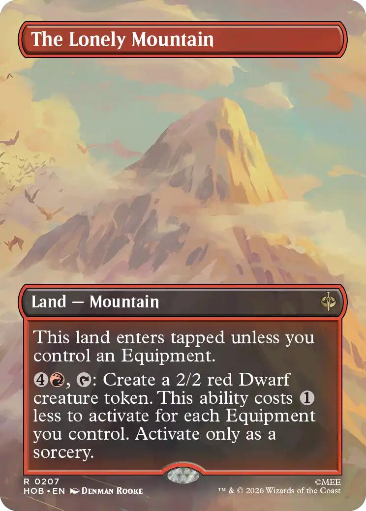 The Lonely Mountain (Borderless) (0207) [HOB - 207] - Shippin Texas