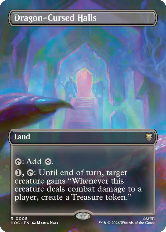 (Preorder) Dragon-Cursed Halls (Borderless) [HOC - 8] - Shippin Texas