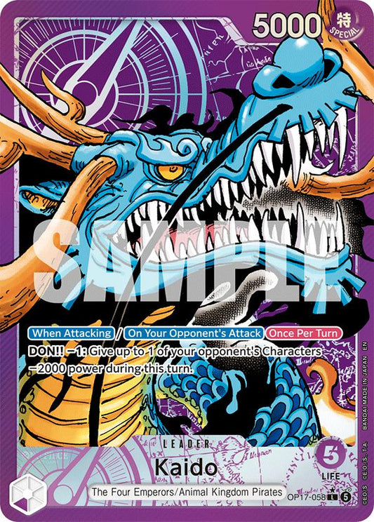 Kaido (058) (Alternate Art) [OP17 - OP17-058] - Shippin Texas