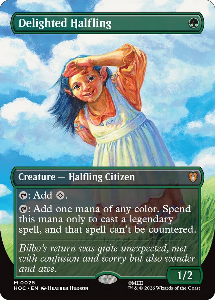 (Preorder) Delighted Halfling (Borderless) [HOC - 25] - Shippin Texas