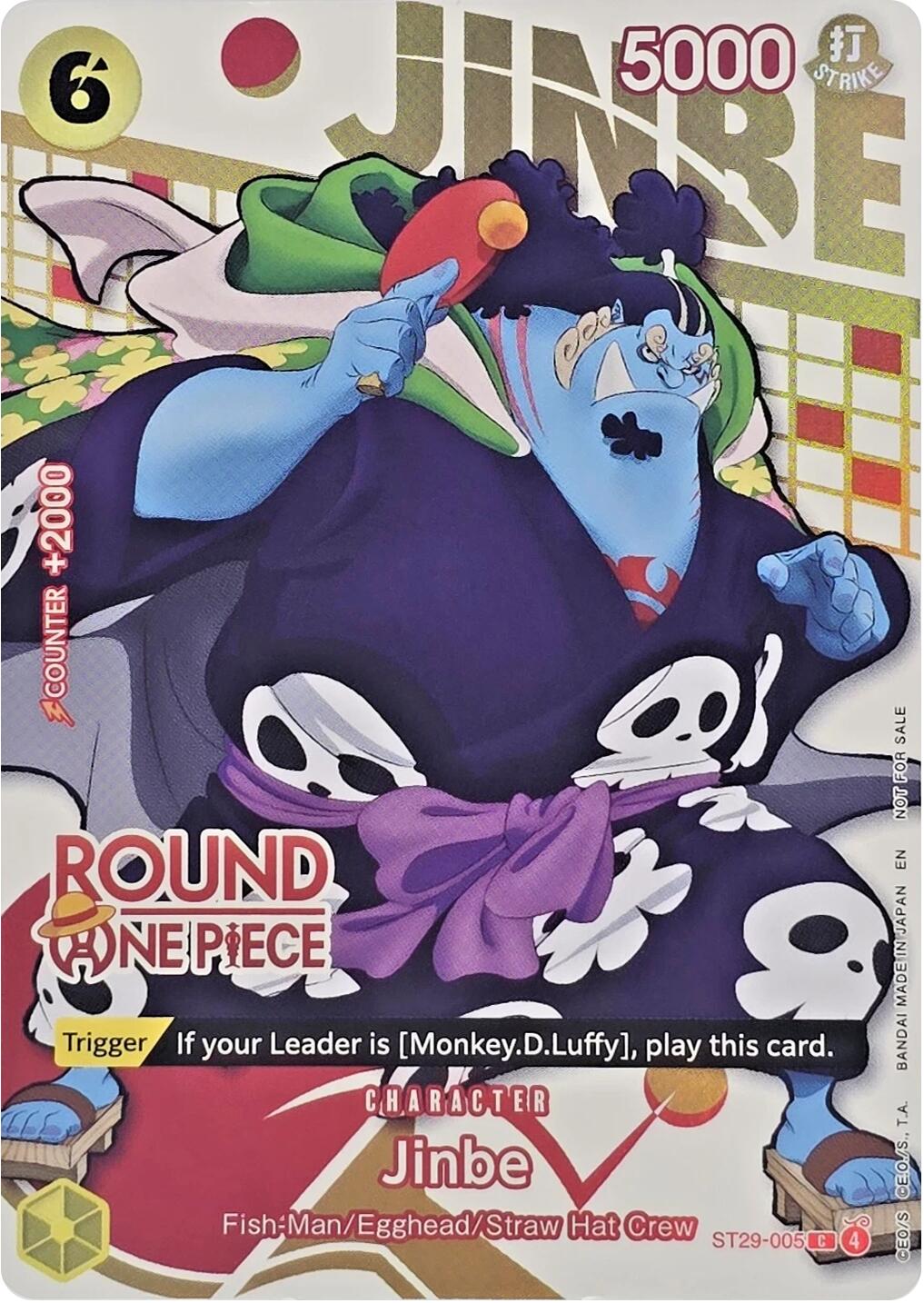 Jinbe (Round 1 Promo) [OP-PR - ST29-005] - Shippin Texas