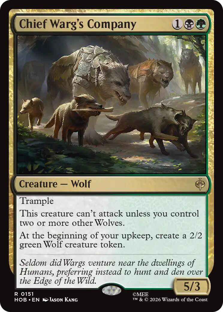 (Preorder) Chief Warg's Company [HOB - 151] - Shippin Texas