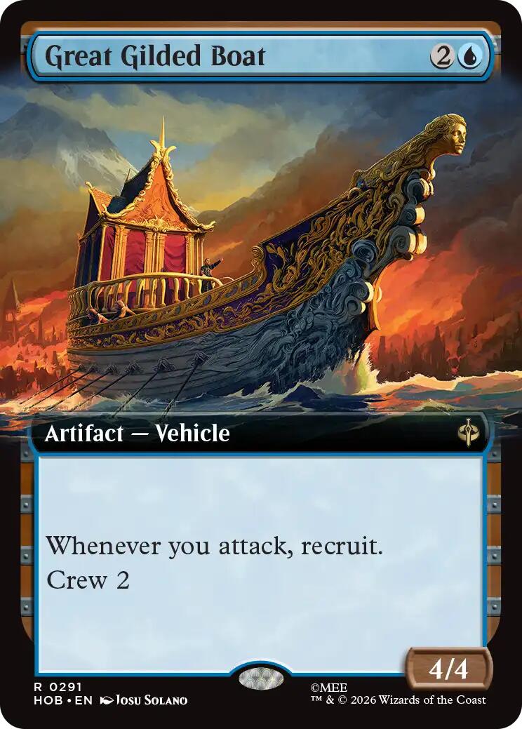 Great Gilded Boat (Extended Art) [HOB - 291] - Shippin Texas