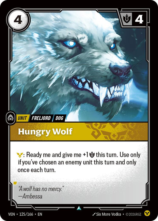 Hungry Wolf [VEN - 125/166] - Shippin Texas