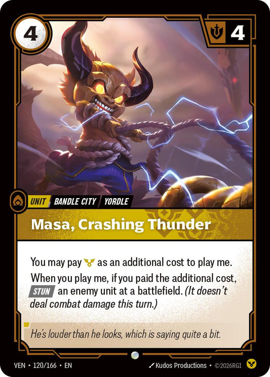 Masa, Crashing Thunder [VEN - 120/166] - Shippin Texas