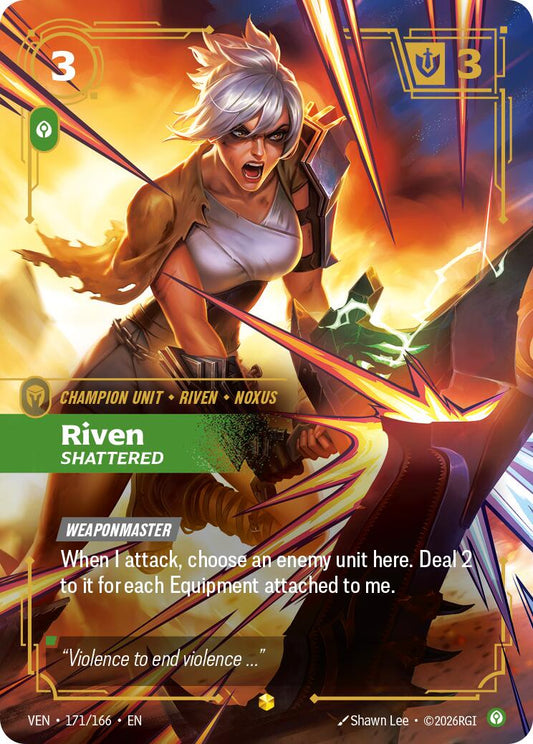 Riven, Shattered (Overnumbered) [VEN - 171/166] - Shippin Texas