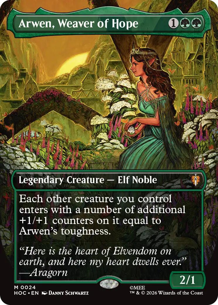 Arwen, Weaver of Hope (Borderless) [HOC - 24] - Shippin Texas