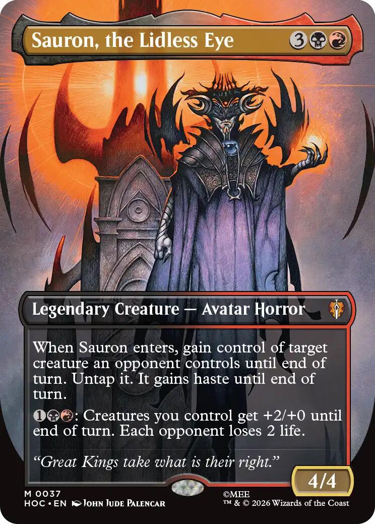 Sauron, the Lidless Eye (Borderless) [HOC - 37] - Shippin Texas